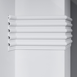 Декоративная 3D панель Decomaster Дюропрофиль D327 под покраску