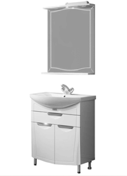 Комплект мебели для ванной Alavann Monaco 65 белый