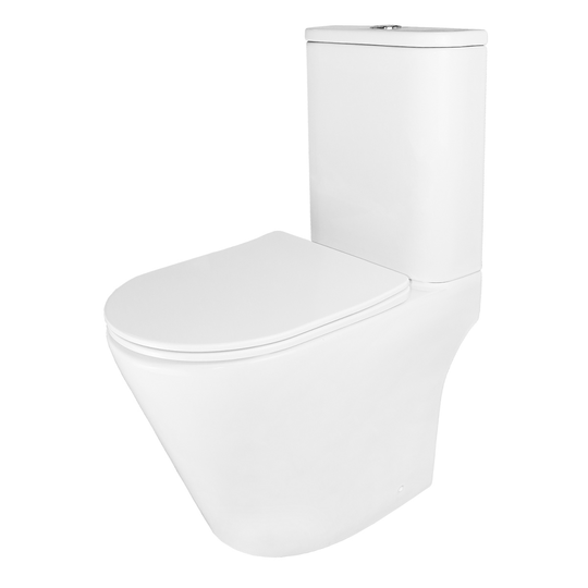 Унитаз-компакт безободковый Azario Berton AZ-6093 сиденье микролифт