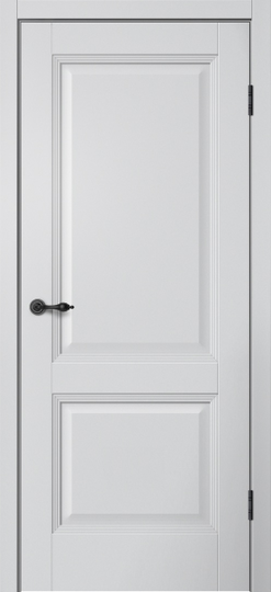 Межкомнатная дверь Flydoors Aura Mone М72 эмалит серебристый ДГ