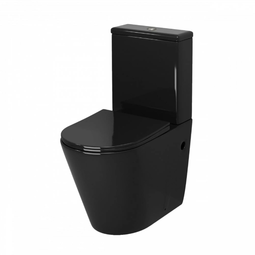 Унитаз-компакт безободковый Grossman Color GR-4480BS черный сиденье микролифт