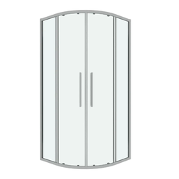 Душевой уголок Grossman Cosmo 301.K33.02.8080.10.00 80x80x195 хром/прозрачное стекло