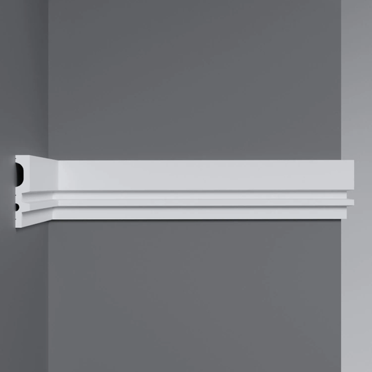 Закрывающий молдинг для 3D панели Decomaster D318-1 под покраску