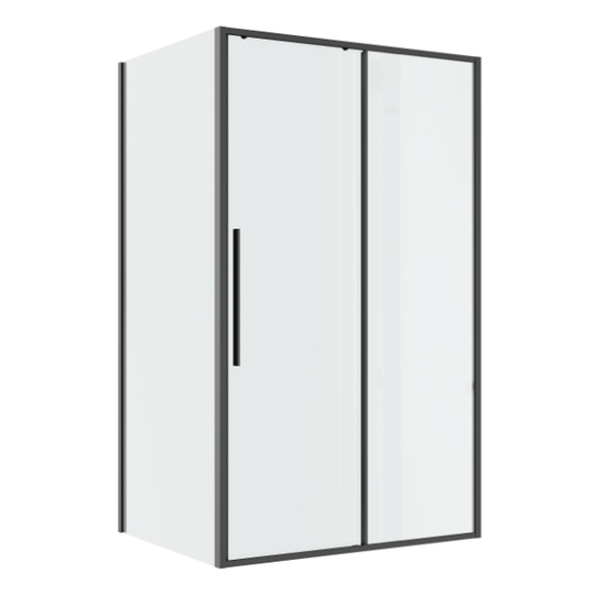 Душевой уголок Niagara Nova NG-34-13AGR-A80GR-34 130х80х195 графит прозрачное стекло