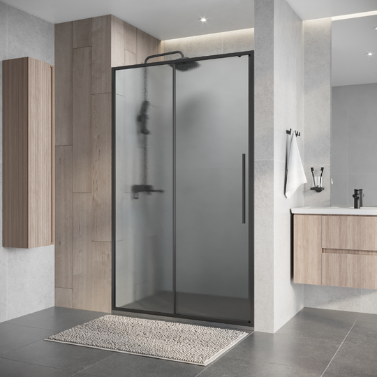 Душевая дверь Niagara Nova NG-34-L13CHGR 130x195 графит стекло шиншилла