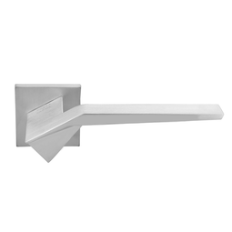 Дверная ручка на тонкой розетке Porta di Parma Origami 205.02 матовый хром