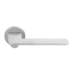 Дверная ручка на тонкой розетке Porta di Parma Slim 103.02 матовый хром