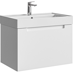 Тумба с раковиной Aqwella Ванкувер 70 белая подвесная