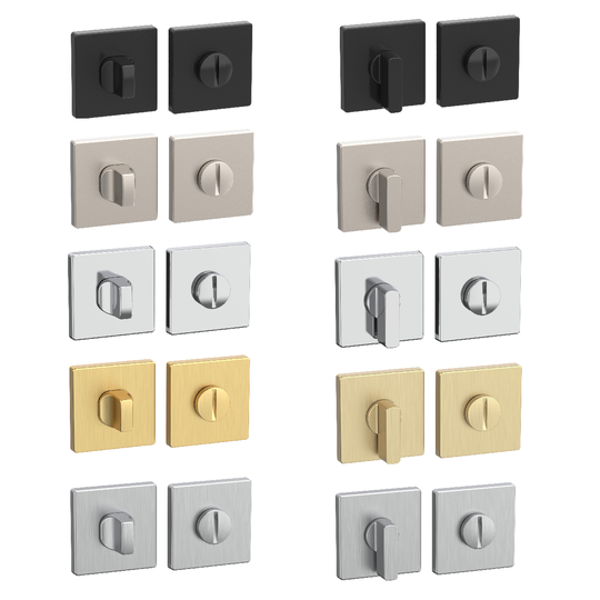 Завертка Punto BK6.K.EST.Q52/BK6.K.EST.Q52.JOY квадратная в цвет ручки