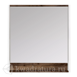 Зеркало-шкаф Акватон Капри 80 белый/таксония темная